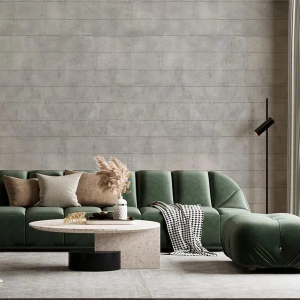 Concreto Aparente Textura — ambiente com o papel de parede aplicado