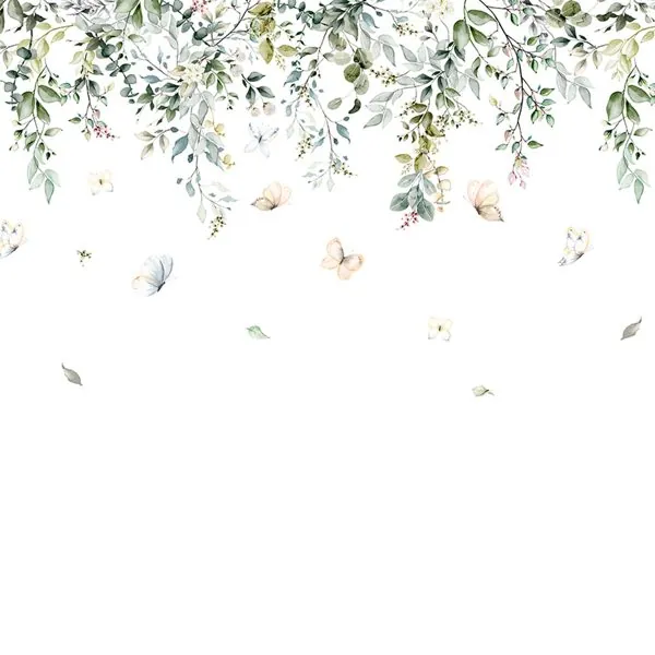 Folhagem Pendente Elegance — estampa do papel de parede