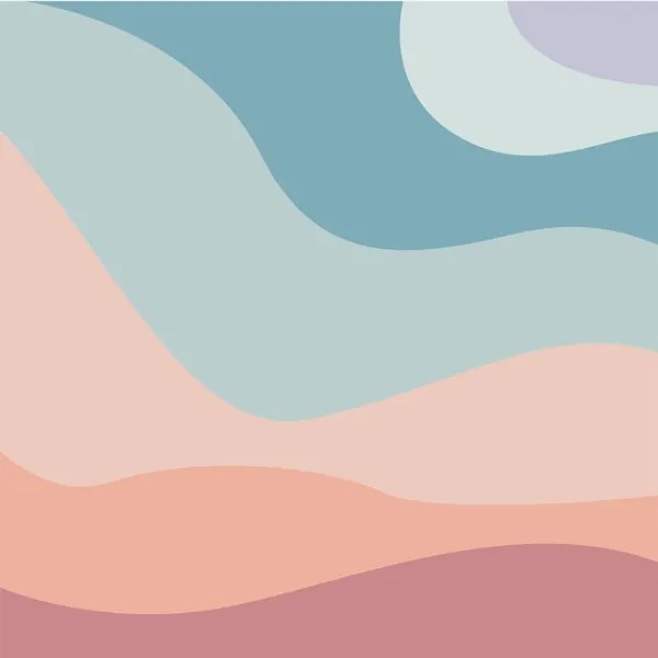 Ondas Abstratas Coloridas — estampa do papel de parede