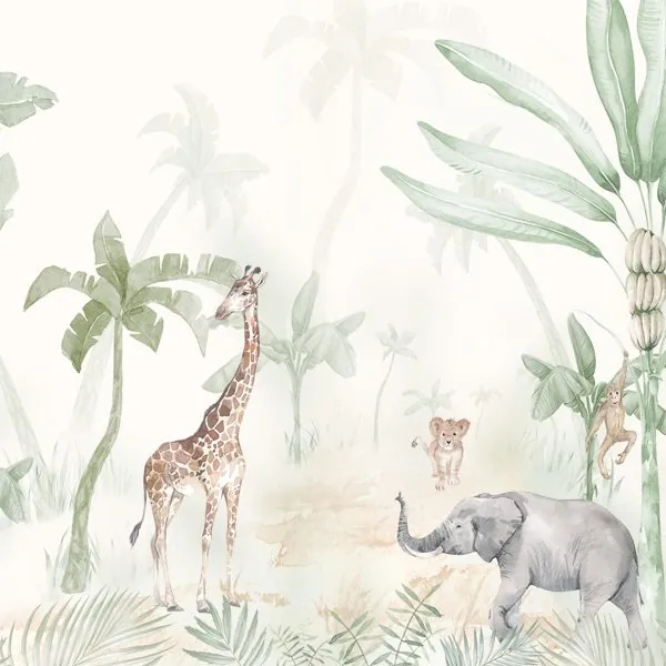 Zoo Safari — estampa do papel de parede